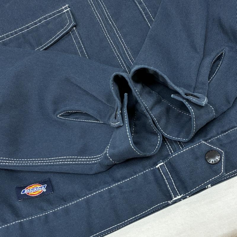 ステューシー STUSSY ジャケット、上着 ジャンパー、ブルゾン Dickies ディッキーズ コラボ 短丈 トラッカー ワーク ジャケット S レディース USED 古着 中古 50159637