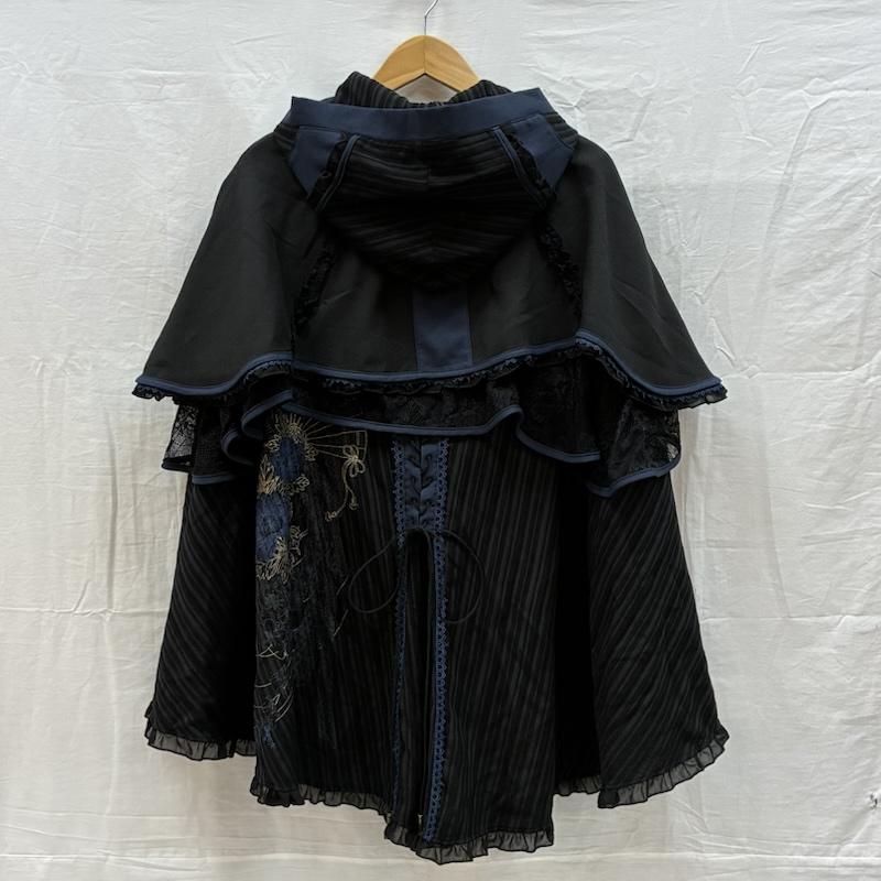 オッズオン OZZ CROCE トップス トップス OZZ ONESTE 花霞の夢 和チャイナ フリル フーデッド ケープ マント - レディース USED 古着 中古 50159641