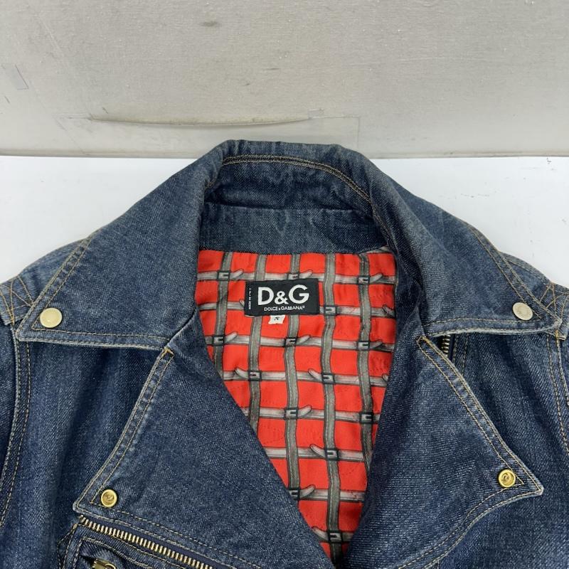 ドルチェアンドガッバーナ DOLCE&GABBANA コート コート一般 イタリア製 デニム ライダース トレンチ コート S インディゴ / インディゴ / Indigo レディース USED 古着 中古 50159643