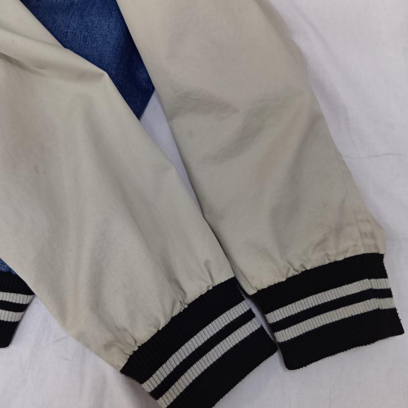 ラファイエット Lafayette ジャケット、上着 ジャンパー、ブルゾン LA231002 LFYT COAT OF ARMS VARSITY JACKET L L ロゴ、文字 アイボリー / アイボリー / X インディゴ / インディゴ / Indigo メンズ USED 古着 中古 50159649