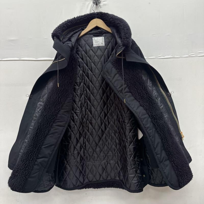 サカイ Sacai ジャケット、上着 ジャンパー、ブルゾン 23AW Carhartt WIP Canvas Parka Siberian キャンバス ボア シベリアン コート 23-03109M 1 黒 / ブラック / black メンズ USED 古着 中古 50159651