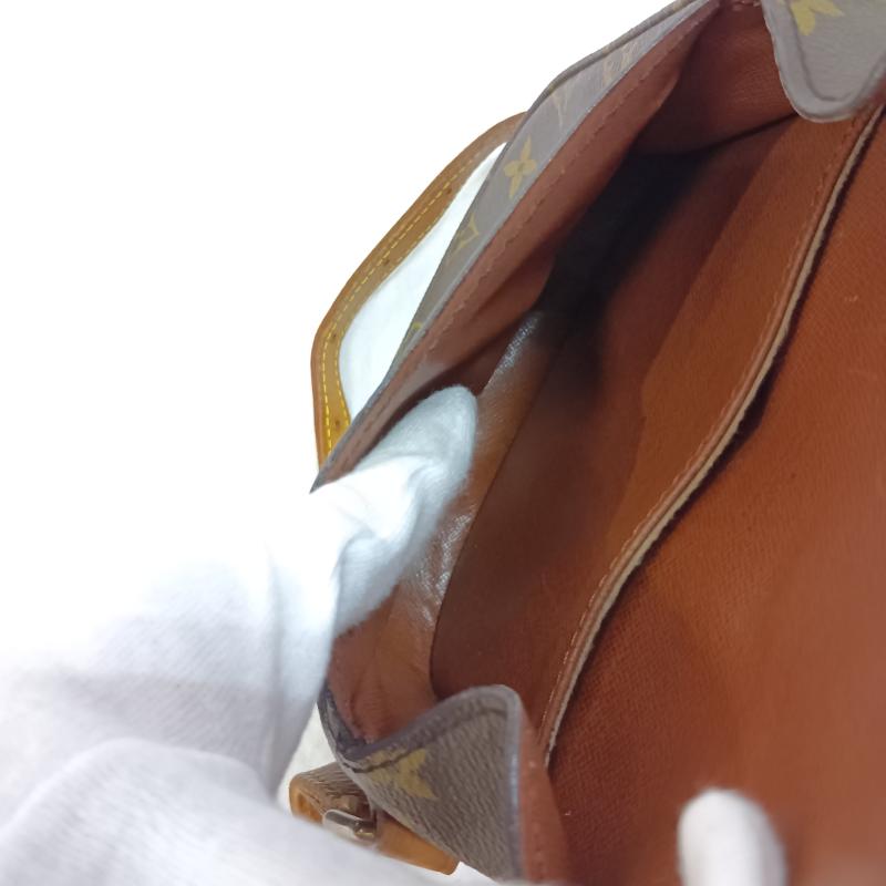 ルイヴィトン LOUIS VUITTON ショルダーバッグ ショルダーバッグ ミニサンクルー ショルダーバッグ モノグラム 883 vi - ロゴ、文字 ベージュ / ベージュ / beige X 茶 / ブラウン / brown レディース USED 古着 中古 50159658