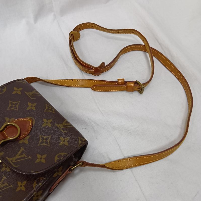 ルイヴィトン LOUIS VUITTON ショルダーバッグ ショルダーバッグ ミニサンクルー ショルダーバッグ モノグラム 883 vi - ロゴ、文字 ベージュ / ベージュ / beige X 茶 / ブラウン / brown レディース USED 古着 中古 50159658