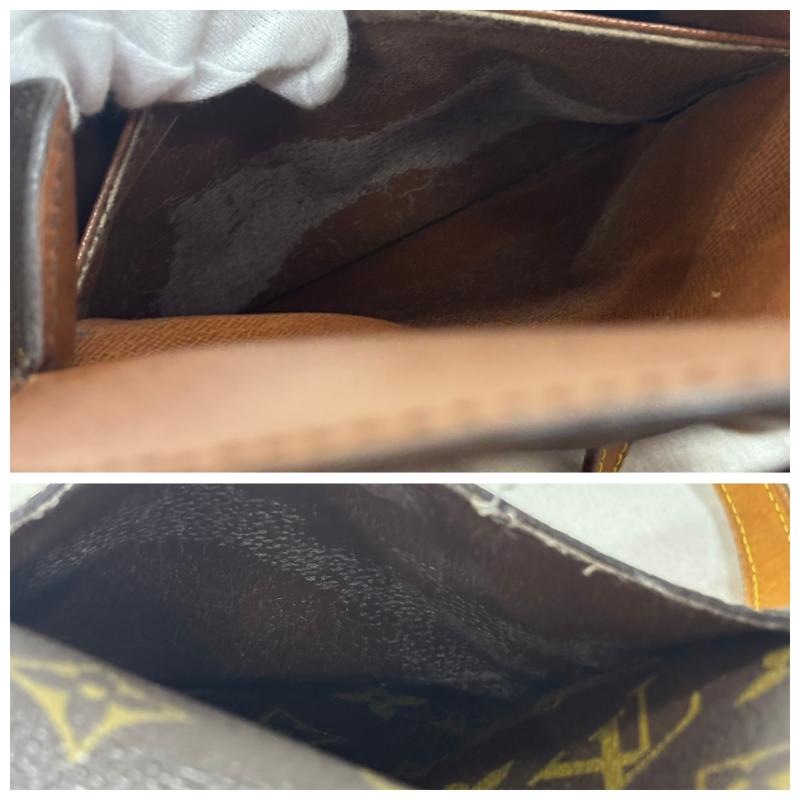 ルイヴィトン LOUIS VUITTON ショルダーバッグ ショルダーバッグ ミニサンクルー ショルダーバッグ モノグラム 883 vi - ロゴ、文字 ベージュ / ベージュ / beige X 茶 / ブラウン / brown レディース USED 古着 中古 50159658