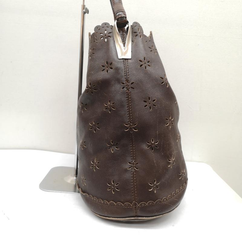 ケンゾー KENZO ショルダーバッグ ショルダーバッグ カットワーク レザー ワン ショルダー バッグ - 茶 / ブラウン / brown レディース USED 古着 中古 50159667