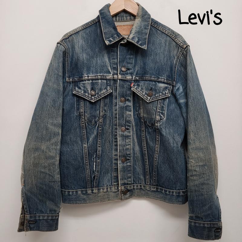 リーバイス Levi s ジャケット、上着 ジャケット、ブレザー デニムジャケット Gジャン アメカジ ヴィンテージ ダメージ - メンズ USED 古着 中古 50159674