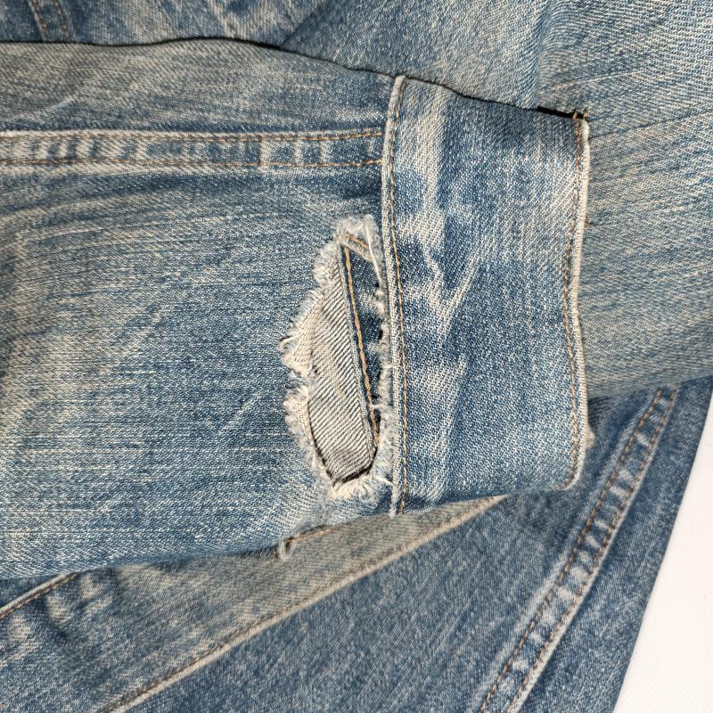 リーバイス Levi s ジャケット、上着 ジャケット、ブレザー デニムジャケット Gジャン アメカジ ヴィンテージ ダメージ - メンズ USED 古着 中古 50159674