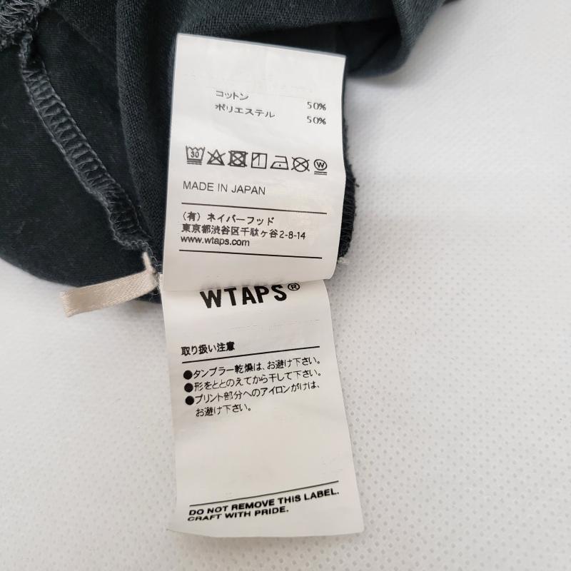 ダブルタップス WTAPS カットソー 長袖 19SS DESIGN LS XeroX TEE 長袖 カットソー コットン サイズX03 L メンズ USED 古着 中古 50159677