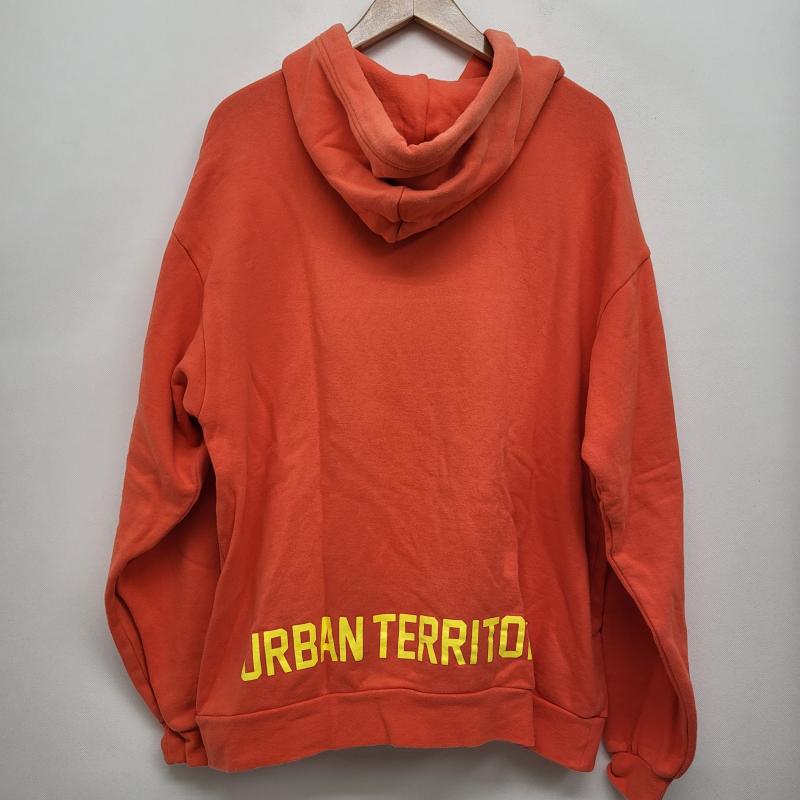 ダブルタップス WTAPS パーカー 半袖 18AW WTAPS プリント スウェット パーカー オレンジXL XL メンズ USED 古着 中古 50159678