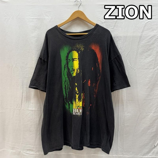 古着 USED Tシャツ 半袖 ZION ザイオン Bob Marley ボブマーリー ビッグサイズ レゲエ プリント バンド Tシャツ - メンズ USED 古着 中古 50159693