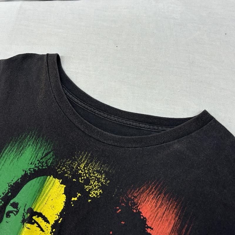古着 USED Tシャツ 半袖 ZION ザイオン Bob Marley ボブマーリー ビッグサイズ レゲエ プリント バンド Tシャツ - メンズ USED 古着 中古 50159693