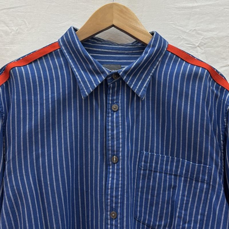 アルマーニエクスチェンジ ARMANI EXCHANGE シャツ、ブラウス 長袖 A/X スリーブライン ストライプ 長袖 シャツ L ストライプ メンズ USED 古着 中古 50159699
