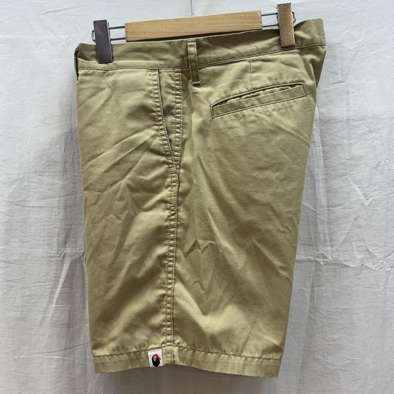 アベイシングエイプ A BATHING APE パンツ ショートパンツ PIRATE パイレーツ ロゴ プリント ショート パンツ ショーツ 4860-153-001 L ベージュ / ベージュ / beige メンズ USED 古着 中古 50159700