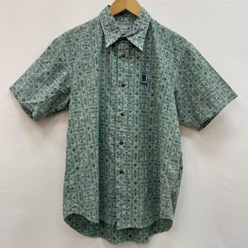 東洋エンタープライズ TOYO ENTERPRISE シャツ、ブラウス 半袖 Leilani レイラニ ハワイアンシャツ アロハシャツ M 花柄 緑 / グリーン / green メンズ USED 古着 中古 50159705
