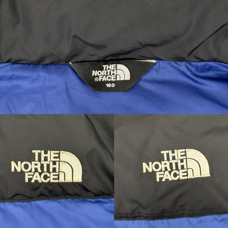 ザノースフェイス THE NORTH FACE ジャケット、上着 ダウンジャケット COLOR T-BALL NUPTSE ティーボール ヌプシ ダウン ジャケット NJ3NL53S 160cm 青 / ブルー / blue ボーイズ USED 古着 中古 50159711