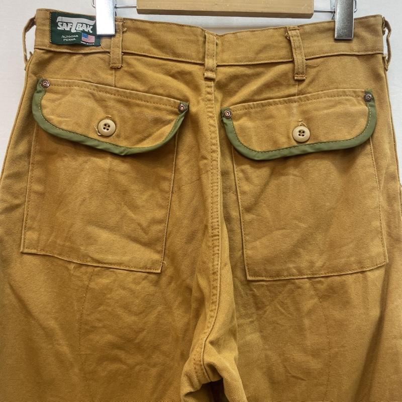 ヴィンテージ VINTAGE パンツ ワークパンツ、ペインターパンツ SAFTBAK サフトバック 80s USA製 ヴィンテージ ダック パンツ - 無地 キャメル / キャメル / メンズ USED 古着 中古 50159714