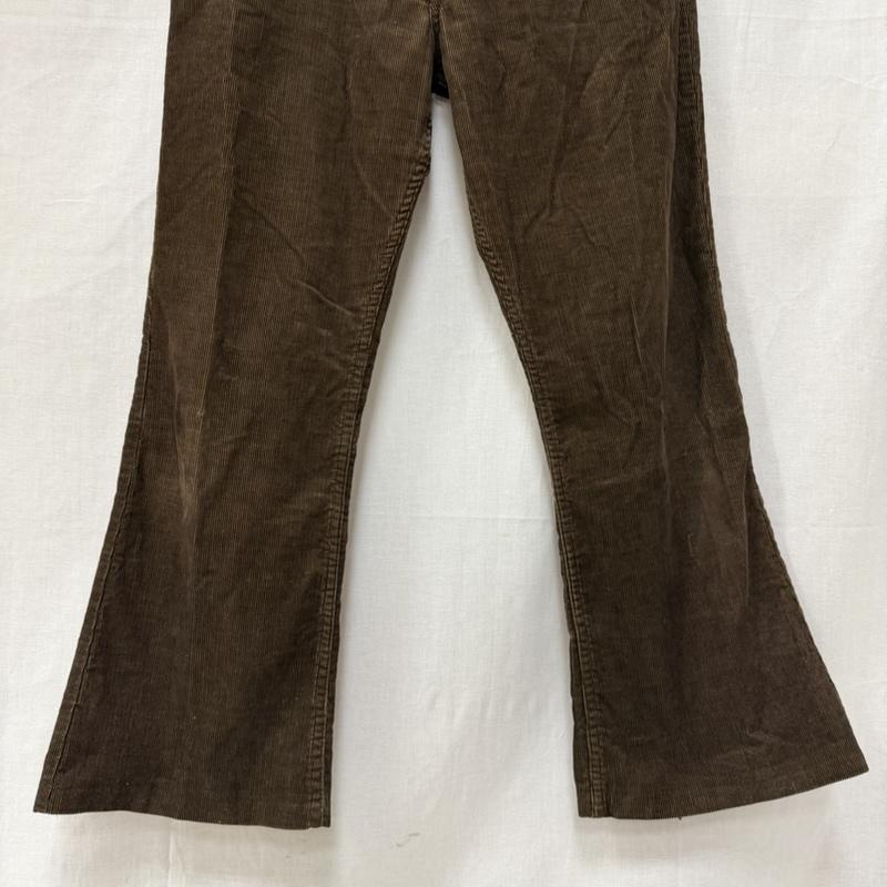 リーバイス Levi s ボトムス ボトムス 70s末期 USA製 646 ブラウンコーデュロイパンツ TALONジップ 白タブ 34インチ 無地 茶 / ブラウン / brown メンズ USED 古着 中古 50159720