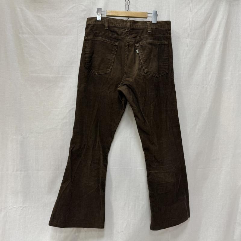 リーバイス Levi s ボトムス ボトムス 70s末期 USA製 646 ブラウンコーデュロイパンツ TALONジップ 白タブ 34インチ 無地 茶 / ブラウン / brown メンズ USED 古着 中古 50159720