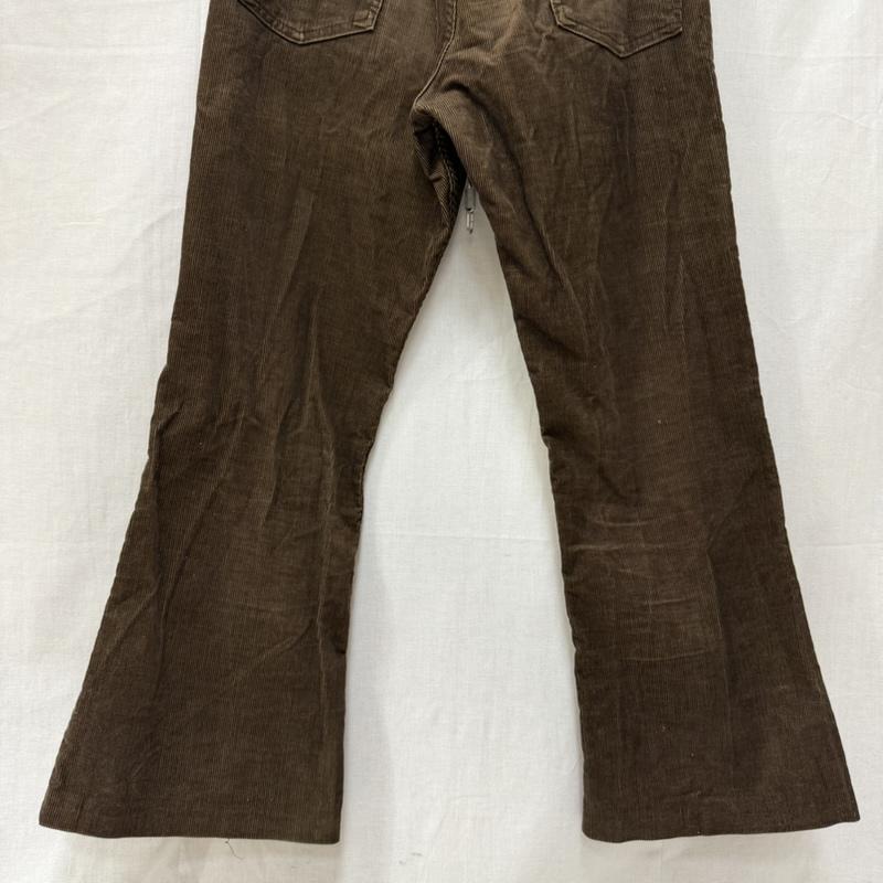 リーバイス Levi s ボトムス ボトムス 70s末期 USA製 646 ブラウンコーデュロイパンツ TALONジップ 白タブ 34インチ 無地 茶 / ブラウン / brown メンズ USED 古着 中古 50159720