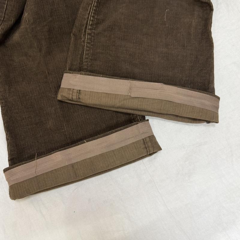 リーバイス Levi s ボトムス ボトムス 70s末期 USA製 646 ブラウンコーデュロイパンツ TALONジップ 白タブ 34インチ 無地 茶 / ブラウン / brown メンズ USED 古着 中古 50159720