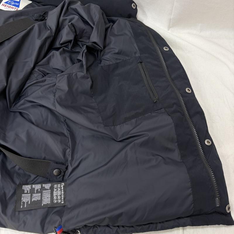 ケープハイツ Cape HEIGHTS ジャケット、上着 ダウンジャケット LYNDON ダウンジャケット black M リップストップ ラグランスリーブ M ロゴ、文字 黒 / ブラック / black レディース USED 古着 中古 50159726