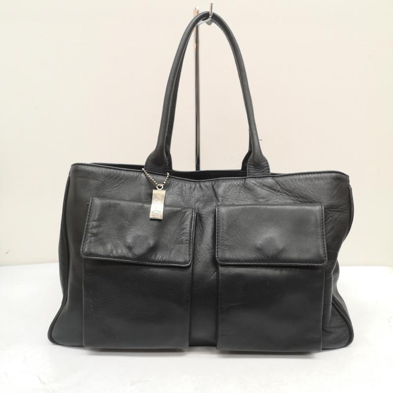 古着 USED ハンドバッグ ハンドバッグ l.berruti レザー ハンドバッグ - 黒 / ブラック / black レディース USED 古着 中古 50159731
