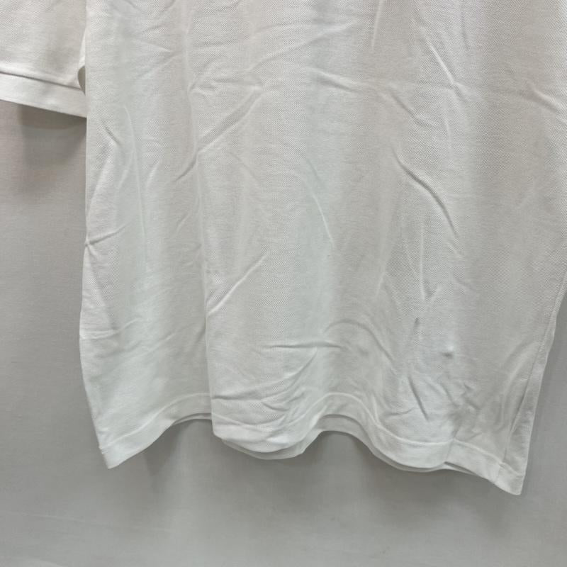 ラコステ LACOSTE ポロシャツ 半袖 PH2751 ビッグシルエット オーバーサイズ ピケ 鹿の子 ポロシャツ L 白 / ホワイト / white メンズ USED 古着 中古 50159735