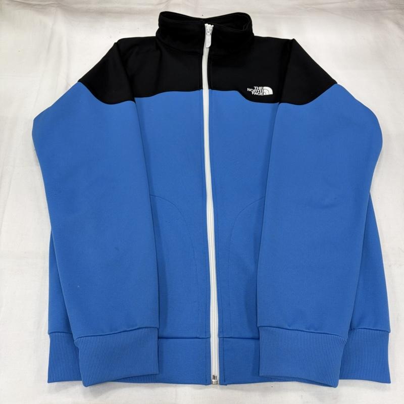 ザノースフェイス THE NORTH FACE ジャケット、上着 ジャンパー、ブルゾン マッハファイブジャケット NT61845 ジップアップ フルジップ ジャージ ロゴ 刺繍 2トーン バイカラー L ロゴ、文字 X 刺繍 黒 / ブラック / black X 水色 / ライトブルー / X 白 / ホワイト / white メンズ USED 古着 中古 50159748