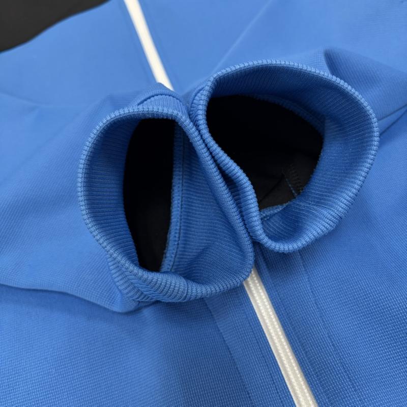 ザノースフェイス THE NORTH FACE ジャケット、上着 ジャンパー、ブルゾン マッハファイブジャケット NT61845 ジップアップ フルジップ ジャージ ロゴ 刺繍 2トーン バイカラー L ロゴ、文字 X 刺繍 黒 / ブラック / black X 水色 / ライトブルー / X 白 / ホワイト / white メンズ USED 古着 中古 50159748