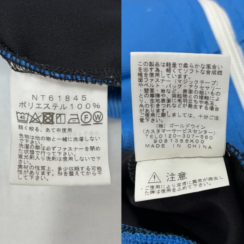 ザノースフェイス THE NORTH FACE ジャケット、上着 ジャンパー、ブルゾン マッハファイブジャケット NT61845 ジップアップ フルジップ ジャージ ロゴ 刺繍 2トーン バイカラー L ロゴ、文字 X 刺繍 黒 / ブラック / black X 水色 / ライトブルー / X 白 / ホワイト / white メンズ USED 古着 中古 50159748