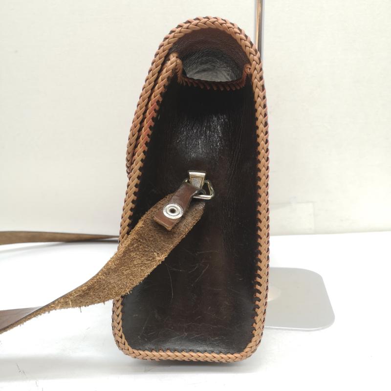 古着 USED ショルダーバッグ ショルダーバッグ カービング レザー バッグ ヴィンテージ - 茶 / ブラウン / brown レディース USED 古着 中古 50159749