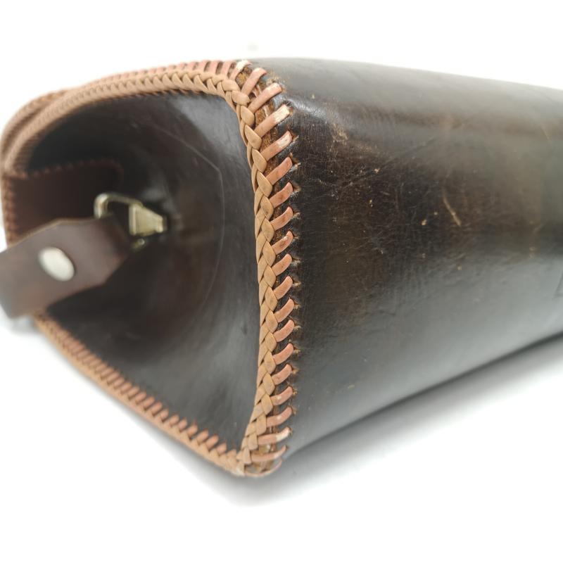 古着 USED ショルダーバッグ ショルダーバッグ カービング レザー バッグ ヴィンテージ - 茶 / ブラウン / brown レディース USED 古着 中古 50159749