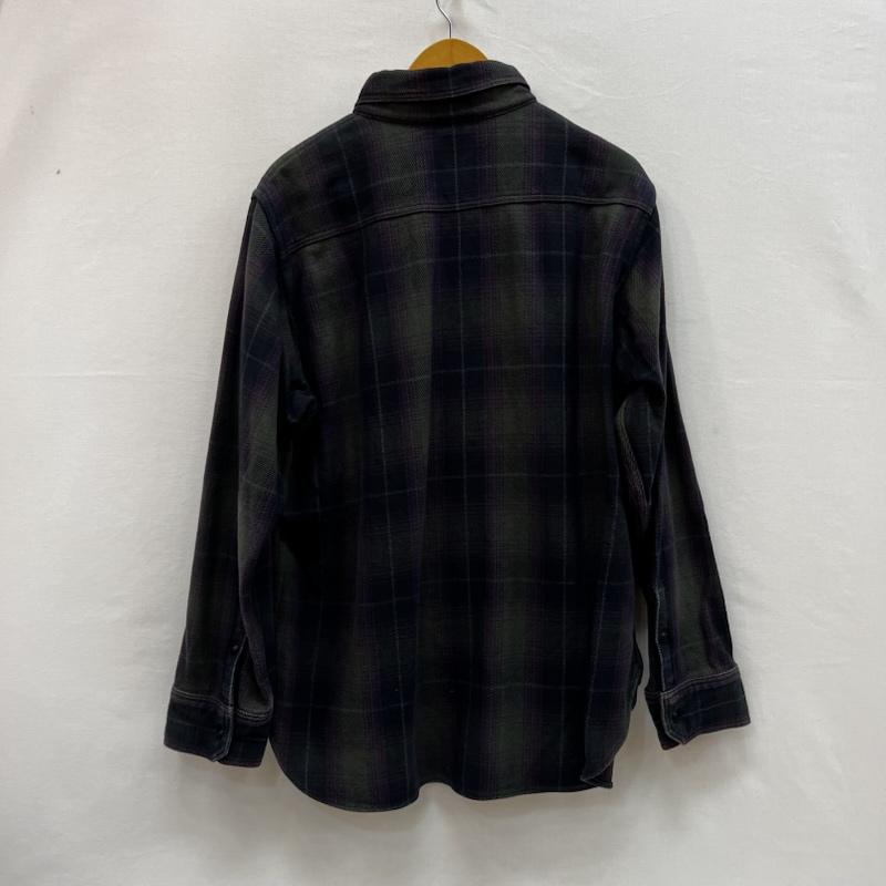 ダリーズ DALEES シャツ、ブラウス 長袖 SELAM.DK 30s Kover.N.shirt ダークトーン チェックネルシャツ USL - メンズ USED 古着 中古 50159753