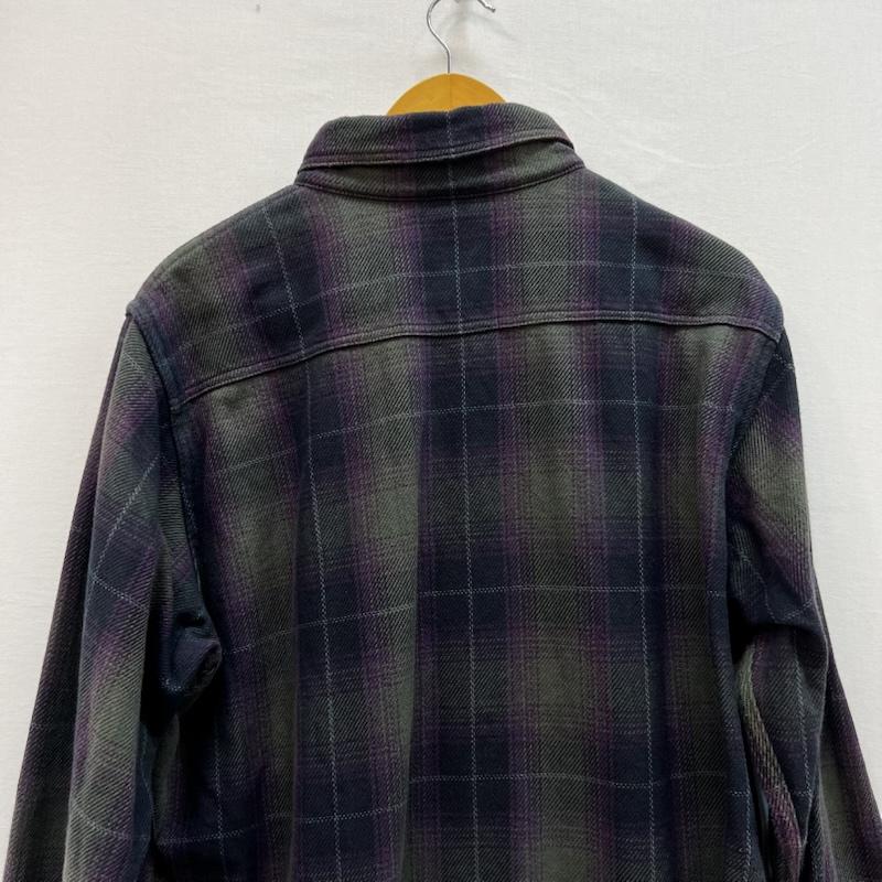 ダリーズ DALEES シャツ、ブラウス 長袖 SELAM.DK 30s Kover.N.shirt ダークトーン チェックネルシャツ USL - メンズ USED 古着 中古 50159753