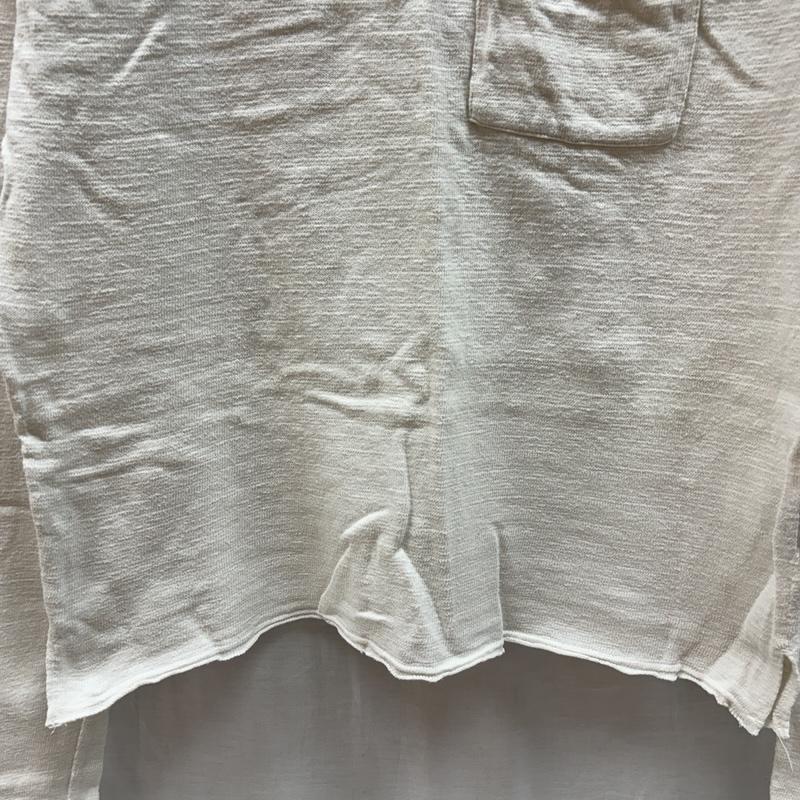 キャピタル KAPITAL Tシャツ 長袖 ハイネック コットン ロンT 長袖 ポケット Tシャツ 2 白 / ホワイト / white メンズ USED 古着 中古 50159790