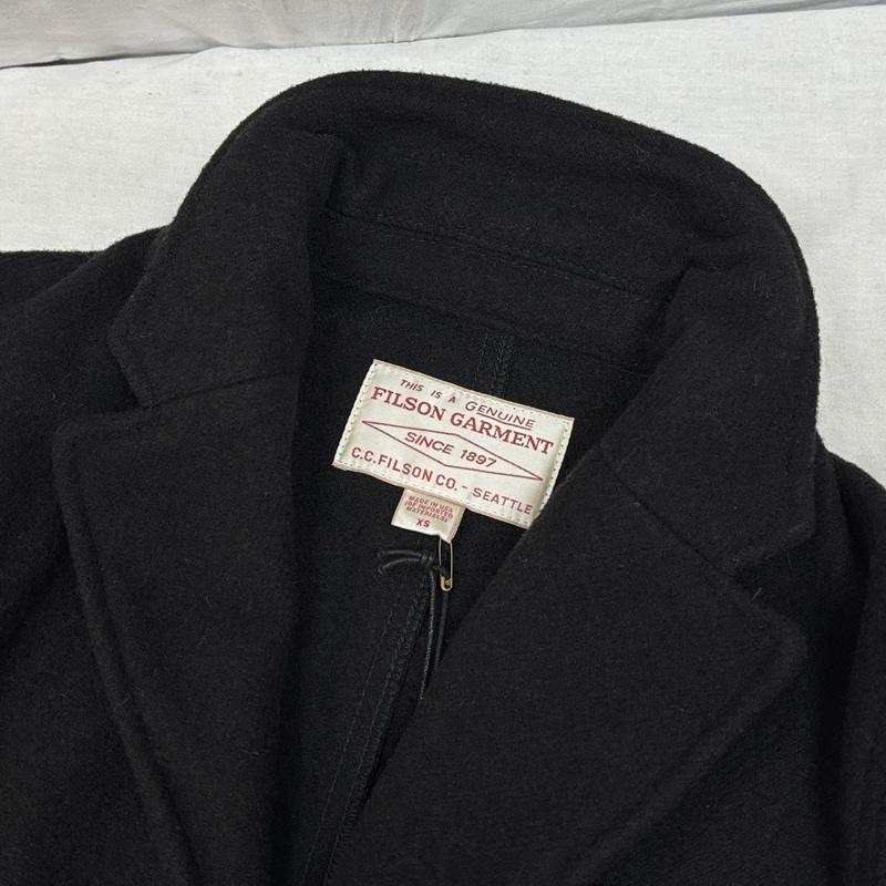 フィルソン FILSON ジャケット、上着 ジャンパー、ブルゾン Mackinaw Wool Blazer ウール マッキーノ ブレザー ジャケット USA製 70478 XS 黒 / ブラック / black メンズ USED 古着 中古 50159804