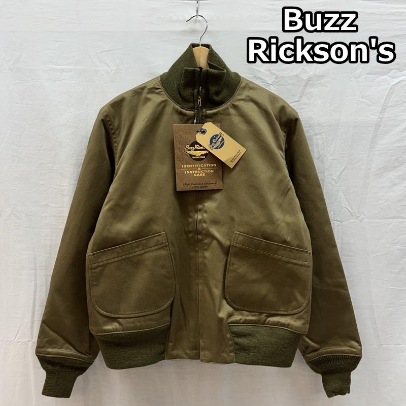 バズリクソンズ Buzz Rickson s ジャケット、上着 ジャンパー、ブルゾン BR14860 BR14944 Type TANK PATCH POCKET 前期型 パッチポケット プレーン タンカース ジャケット M メンズ USED 古着 中古 50159805
