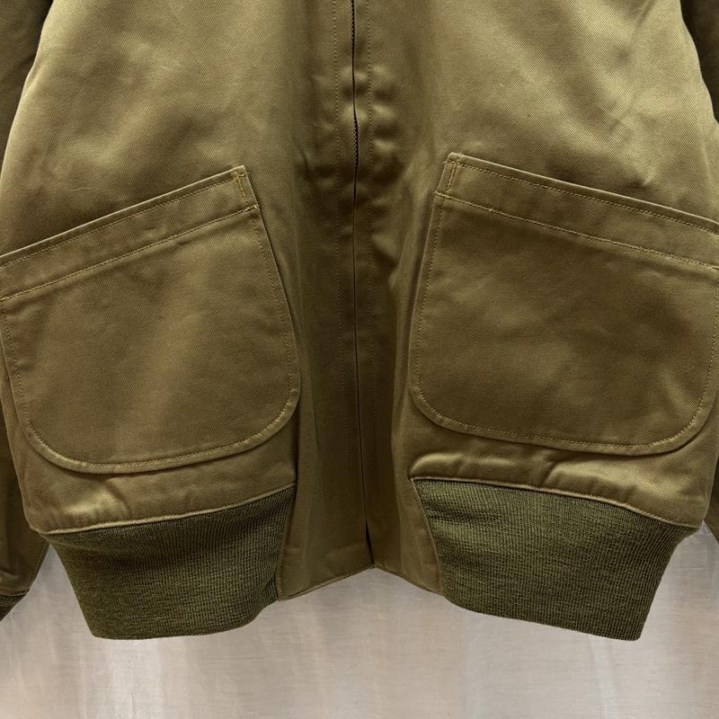 バズリクソンズ Buzz Rickson s ジャケット、上着 ジャンパー、ブルゾン BR14860 BR14944 Type TANK PATCH POCKET 前期型 パッチポケット プレーン タンカース ジャケット M メンズ USED 古着 中古 50159805