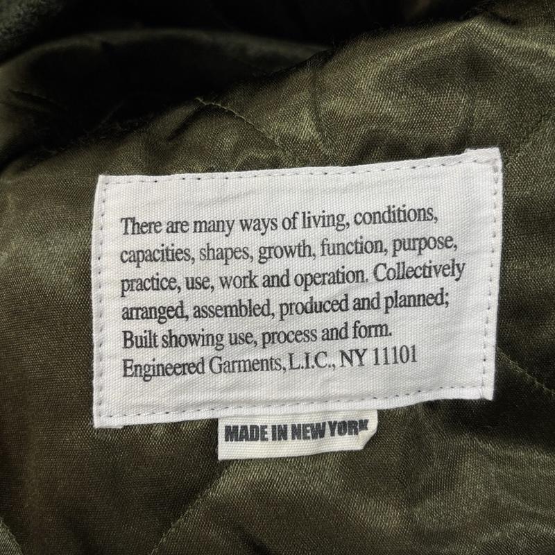 エンジニアードガーメンツ Engineered Garments ジャケット、上着 ジャンパー、ブルゾン Olive CP WeatherPoplin フライトデザイン ショールカラーリブ ジャケット チンスト XS メンズ USED 古着 中古 50159806