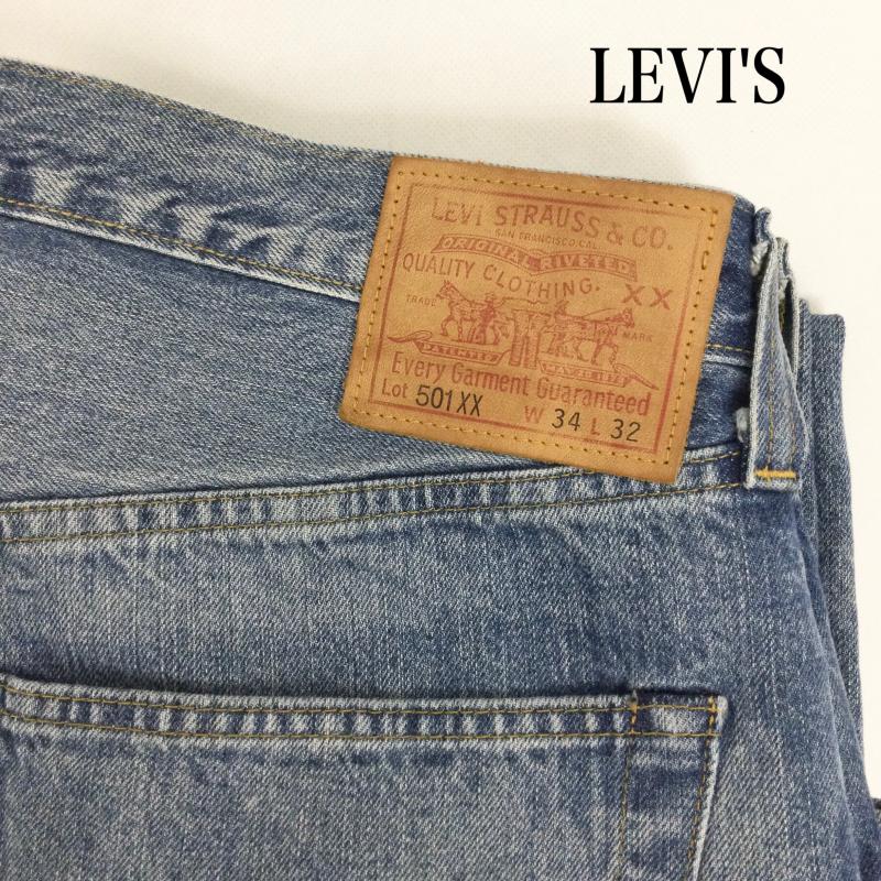 リーバイス・ビンテージ・クロージング LEVI S VINTAGE CLOTHING パンツ デニム、ジーンズ LEVI S VINTAGE CLOTHING 1947年復刻 501XX デニムパンツ BIGE 34インチ 無地 インディゴ / インディゴ / Indigo メンズ USED 古着 中古 50159813