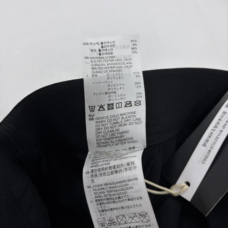アディダス adidas スカート ミニスカート GOLF ゴルフ ウェア ダンボールニット ラップスカート ロゴ インナーパンツ L ロゴ、文字 黒 / ブラック / black レディース USED 古着 中古 50159814