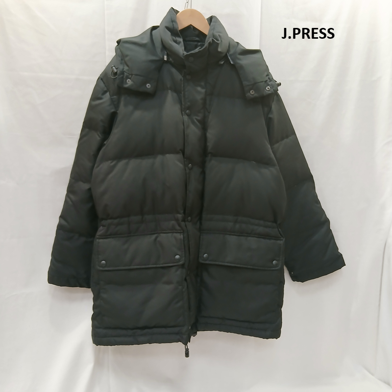 ジェイプレス J.PRESS ジャケット、上着 ダウンジャケット フーデッド ダウン ジャケット LL 黒 / ブラック / black メンズ USED 古着 中古 50159851
