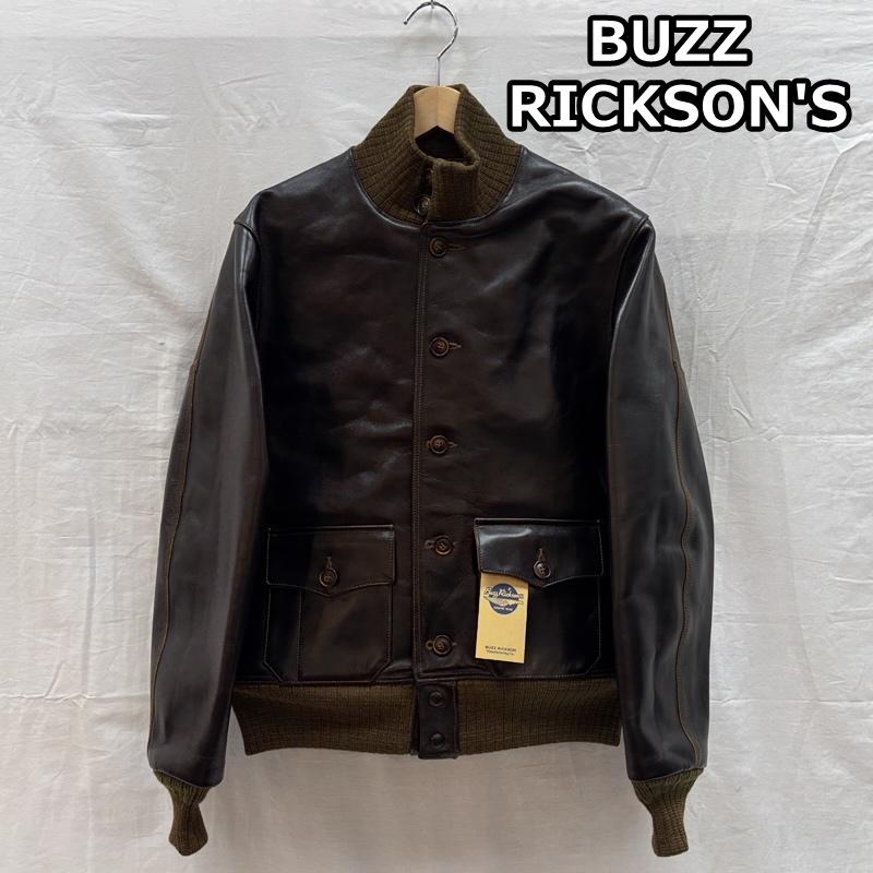 バズリクソンズ Buzz Rickson s ジャケット、上着 レザージャケット BR80649 A-1 A.C. ORDER No.31-800P ホースハイド レザー フライト ジャケット 36 メンズ USED 古着 中古 50159855