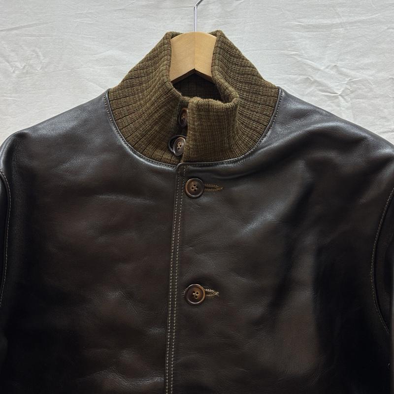 バズリクソンズ Buzz Rickson s ジャケット、上着 レザージャケット BR80649 A-1 A.C. ORDER No.31-800P ホースハイド レザー フライト ジャケット 36 メンズ USED 古着 中古 50159855