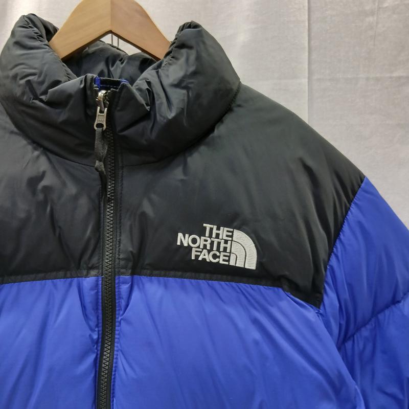 ザノースフェイス THE NORTH FACE ジャケット、上着 ダウンジャケット 1996 RETRO NUPTSE JACKET R TNF ヌプシ ダウン ジャケット NF0A3C8D L 黒 / ブラック / black X 青 / ブルー / blue メンズ USED 古着 中古 50159857