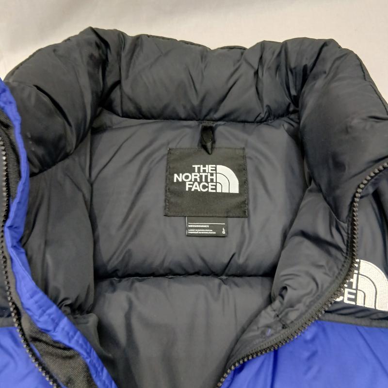ザノースフェイス THE NORTH FACE ジャケット、上着 ダウンジャケット 1996 RETRO NUPTSE JACKET R TNF ヌプシ ダウン ジャケット NF0A3C8D L 黒 / ブラック / black X 青 / ブルー / blue メンズ USED 古着 中古 50159857