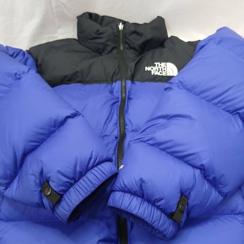 ザノースフェイス THE NORTH FACE ジャケット、上着 ダウンジャケット 1996 RETRO NUPTSE JACKET R TNF ヌプシ ダウン ジャケット NF0A3C8D L 黒 / ブラック / black X 青 / ブルー / blue メンズ USED 古着 中古 50159857