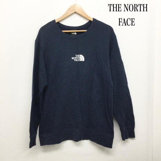 ザノースフェイス THE NORTH FACE トレーナー 長袖 ノースフェイス センターロゴ スウェット トレーナー  NT11903Z L ロゴ、文字 紺 / ネイビー / navy メンズ USED 古着 中古 50159861