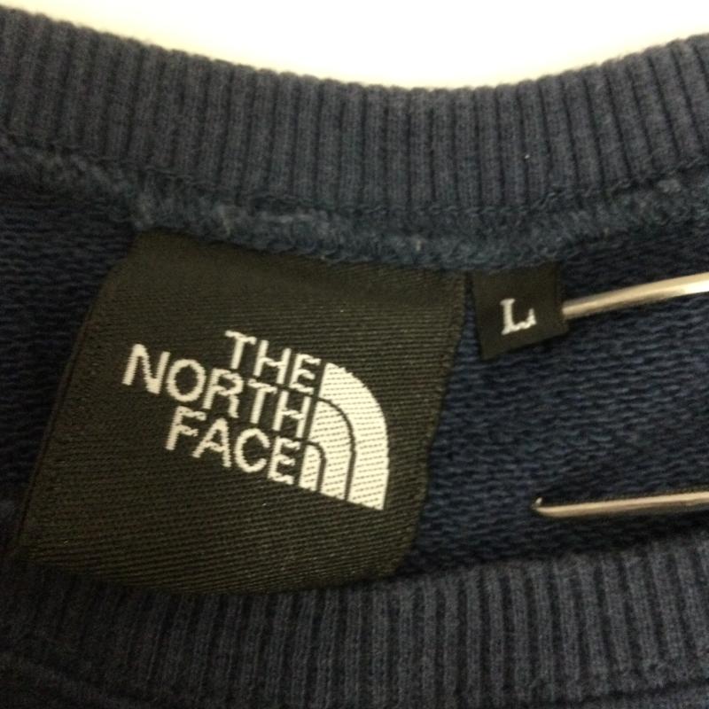 ザノースフェイス THE NORTH FACE トレーナー 長袖 ノースフェイス センターロゴ スウェット トレーナー  NT11903Z L ロゴ、文字 紺 / ネイビー / navy メンズ USED 古着 中古 50159861