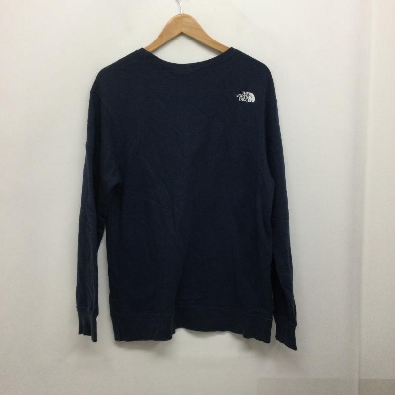 ザノースフェイス THE NORTH FACE トレーナー 長袖 ノースフェイス センターロゴ スウェット トレーナー  NT11903Z L ロゴ、文字 紺 / ネイビー / navy メンズ USED 古着 中古 50159861